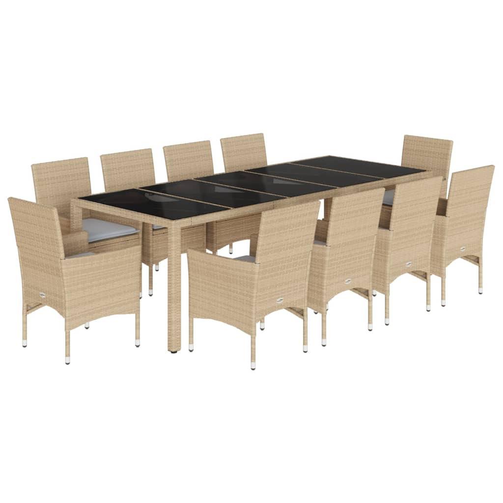 VidaXL set da pranzo da giardino Polirattan  