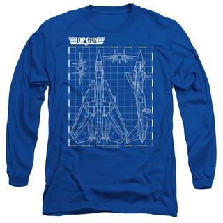 Top Gun Top Gun Blueprint Langarm T-Shirt  