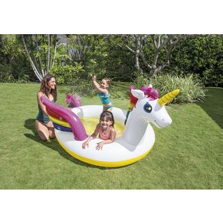 Intex  Aufblasbarer Kinderplanschbecken Regenbogen Einhorn 