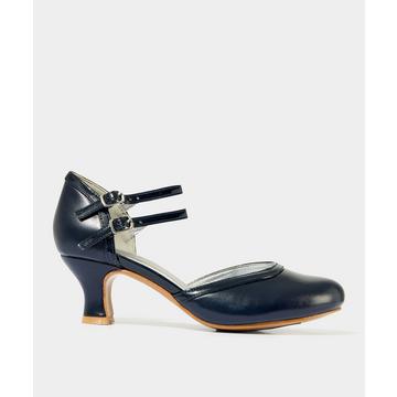 Doppelter Riemen Vintage PU Mary Janes