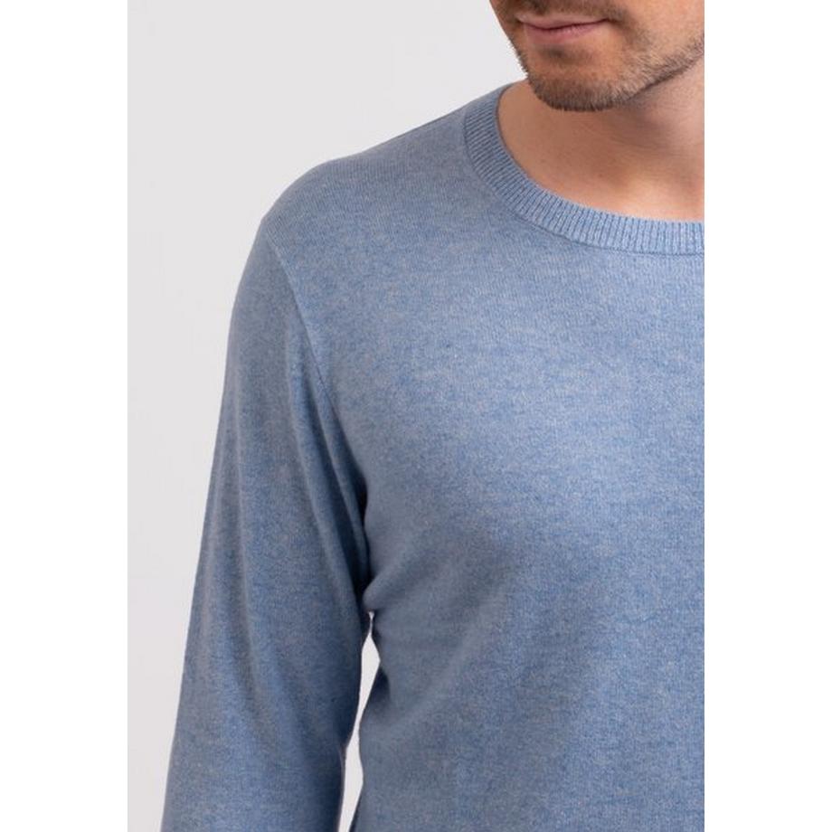 CASH-MERE.CH Recycelter Kaschmir Rundhals Pullover  