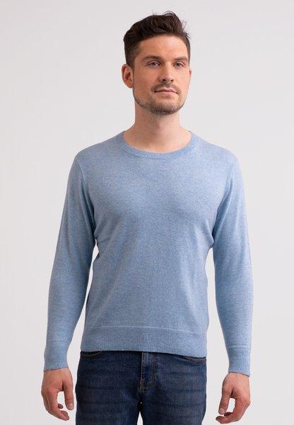 CASH-MERE.CH Recycelter Kaschmir Rundhals Pullover  