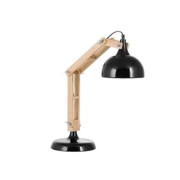 Lampe de bureau en Bois d'hévéa Industriel SALADO