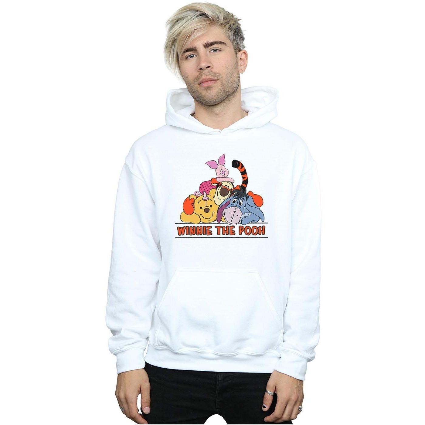 Disney Winnie the Pooh Felpa con Cappuccio Stampata  