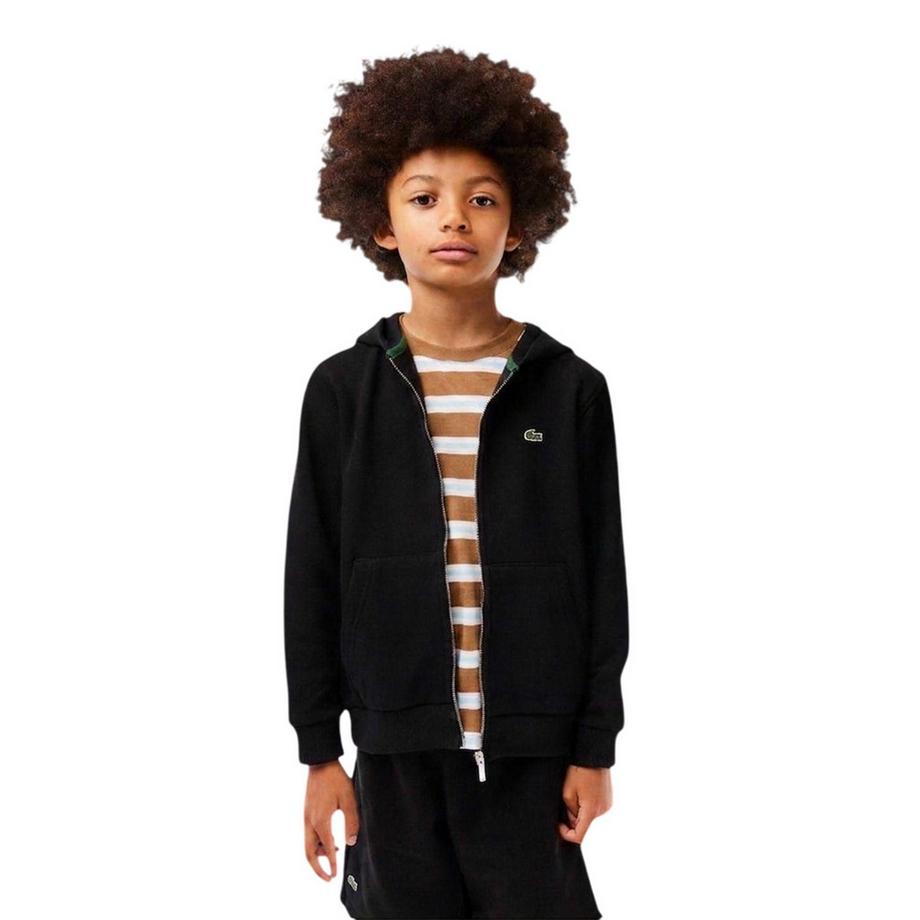 LACOSTE  Basic Hoodie Mit Durchgehendem Reißverschluss 
