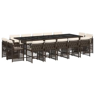 Garten essgruppe poly-rattan