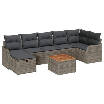 Outdoor sitzset poly-rattan
