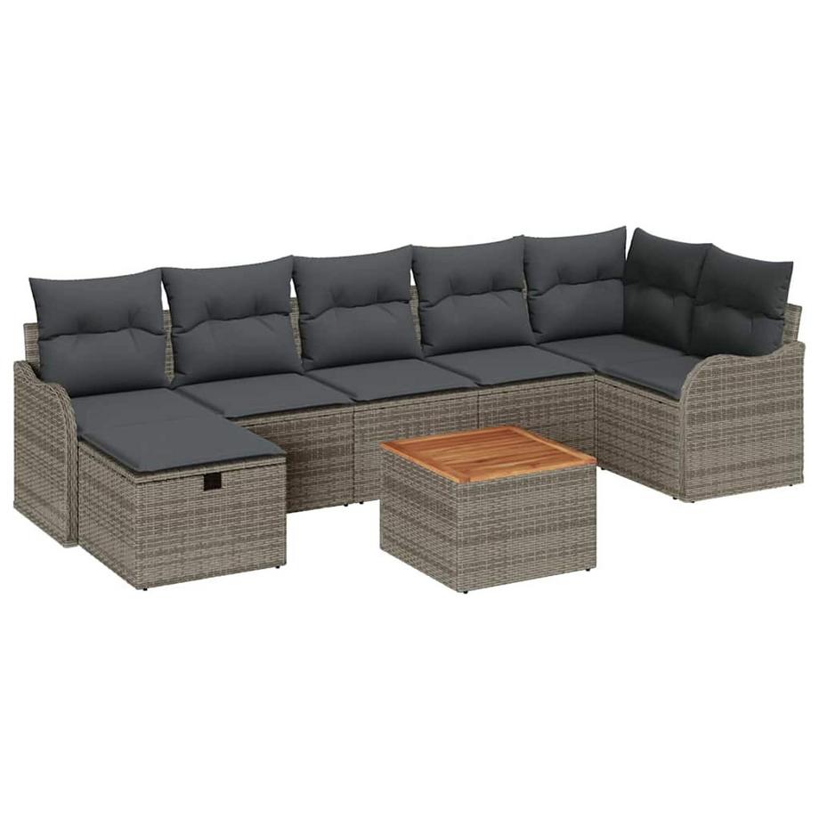 VidaXL Outdoor sitzset poly-rattan  