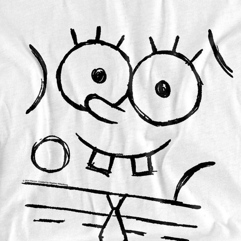 Nickelodeon T-Shirt con Stampa Sketch SpongeBob  
