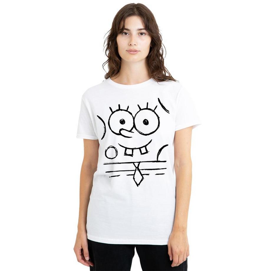 Nickelodeon T-Shirt con Stampa Sketch SpongeBob  