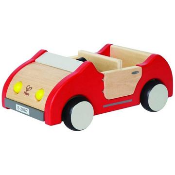Puppenhaus Familienauto |Holzpuppenhaus Autospielzeug, Schiebeauto Ausstattung für Puppenhaus Möbelset