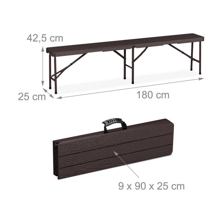 B2X 3-teilige zusammenklappbare Bierzeltgarnitur  
