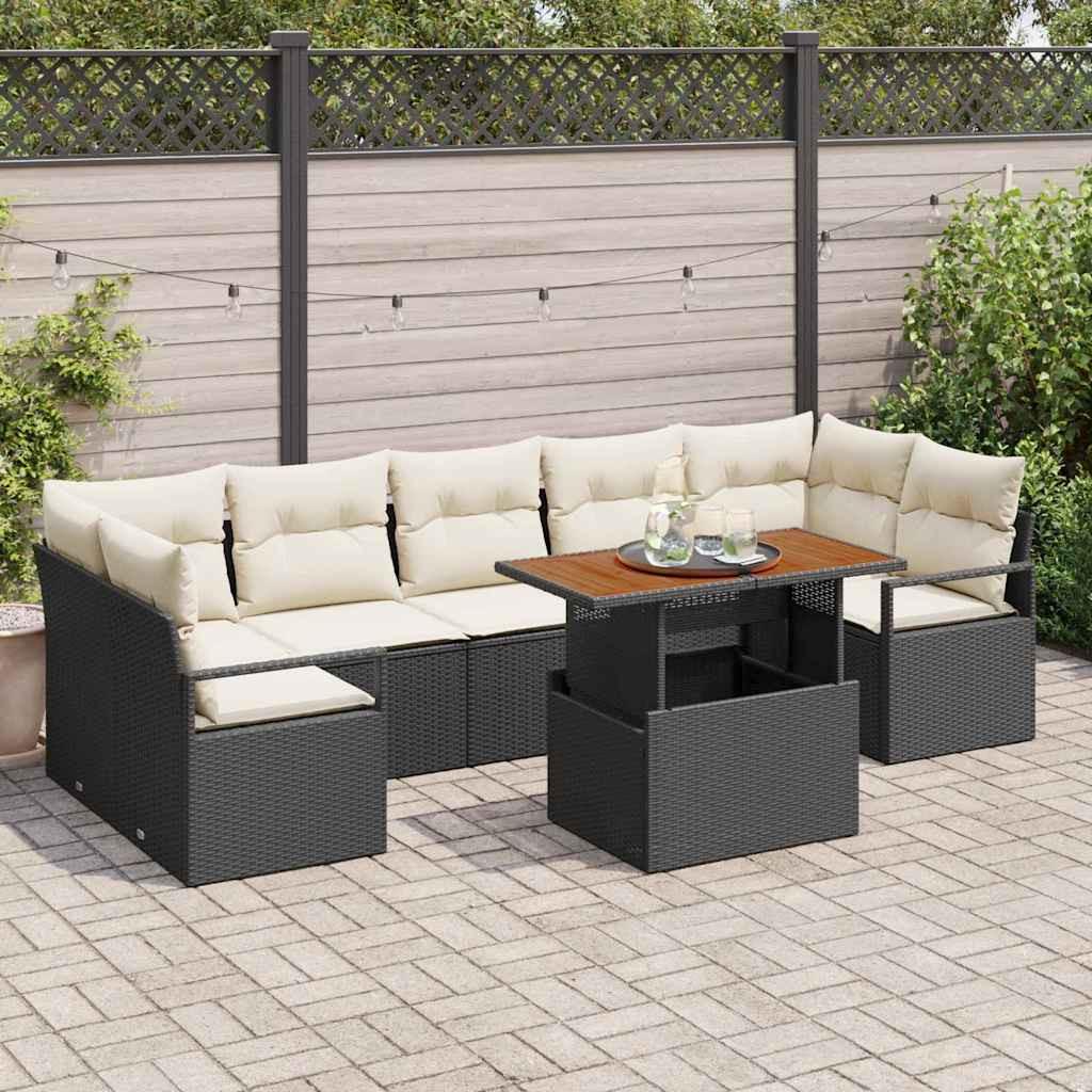 VidaXL Outdoor-sofaset poly-rattan  