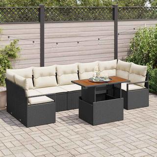 VidaXL Outdoor-sofaset poly-rattan  