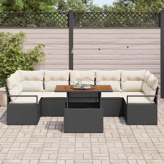 VidaXL Outdoor-sofaset poly-rattan  