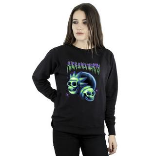Rick And Morty Skull Graphic Sweatshirt  
