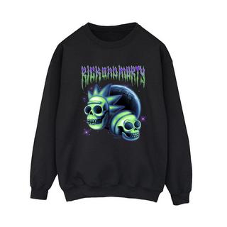 Rick And Morty Skull Graphic Sweatshirt  