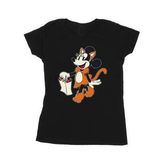 MICKEY MOUSE Chat Trick Or Treat T-Shirt  