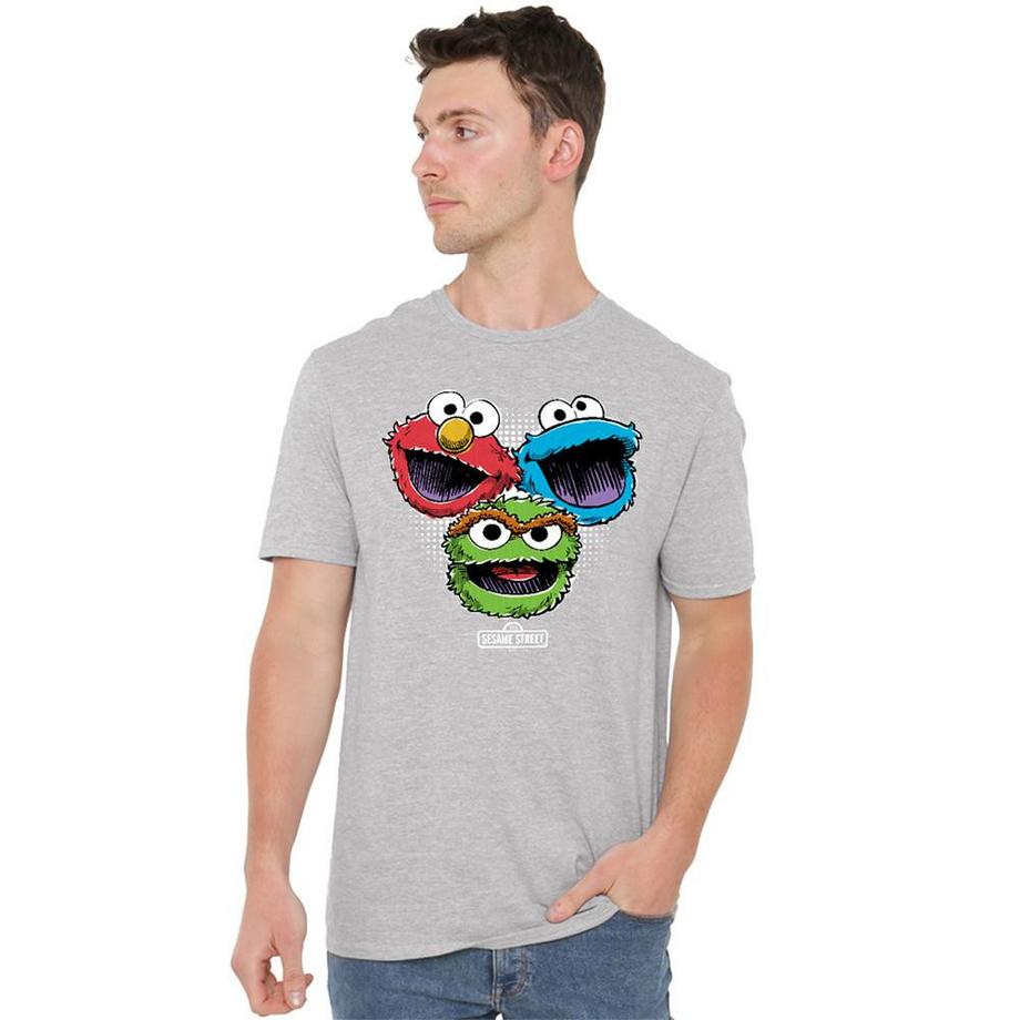 Sesame Street  Maglietta Halftone Heads 