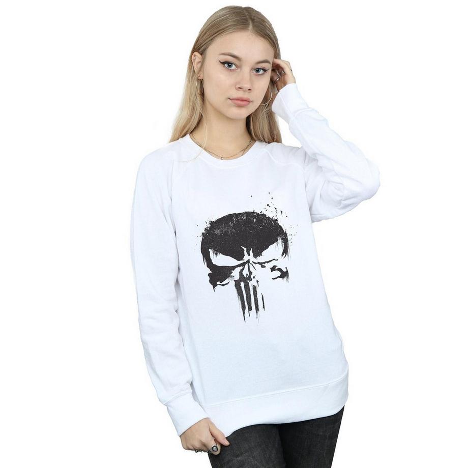 MARVEL The Punisher TV Skull Logo Sweatshirt  