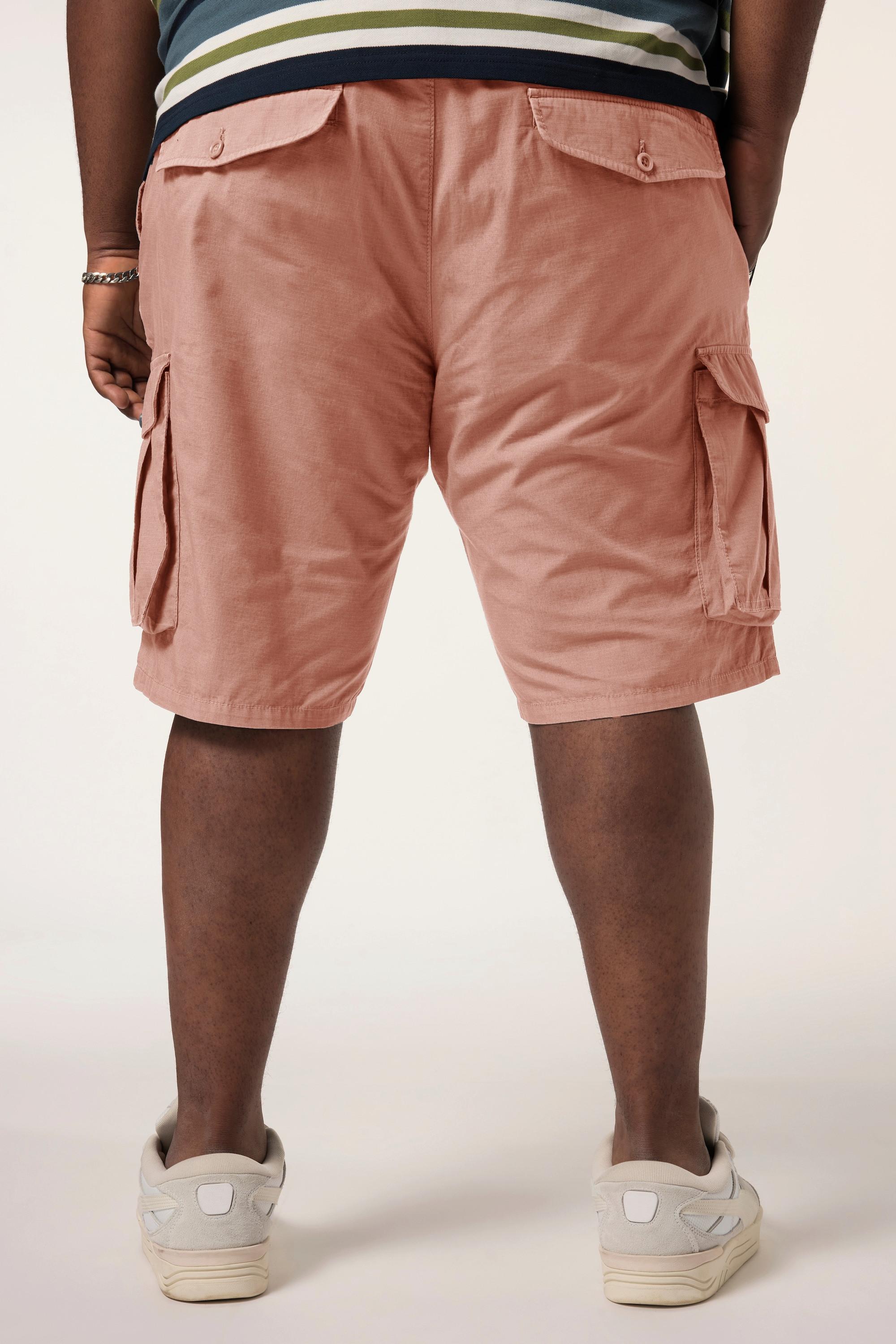 Sthuge Bermuda Cargo Ripstop Taille Elastique Coupe Loose Fit  