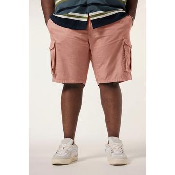 Bermuda cargo en Ripstop, taille élastique, coupe Loose Fit - jusqu'à la taille 74