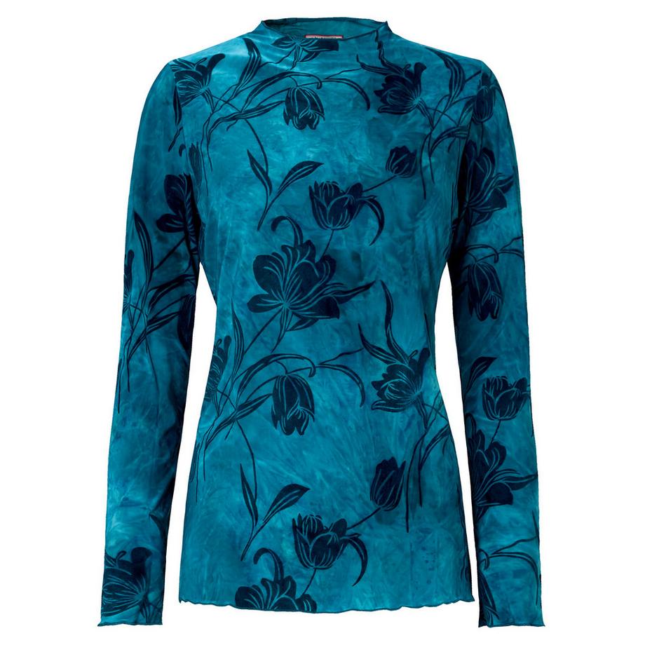 Joe Browns Henley en Jersey à Col Montant et Motif Floral Floqué  