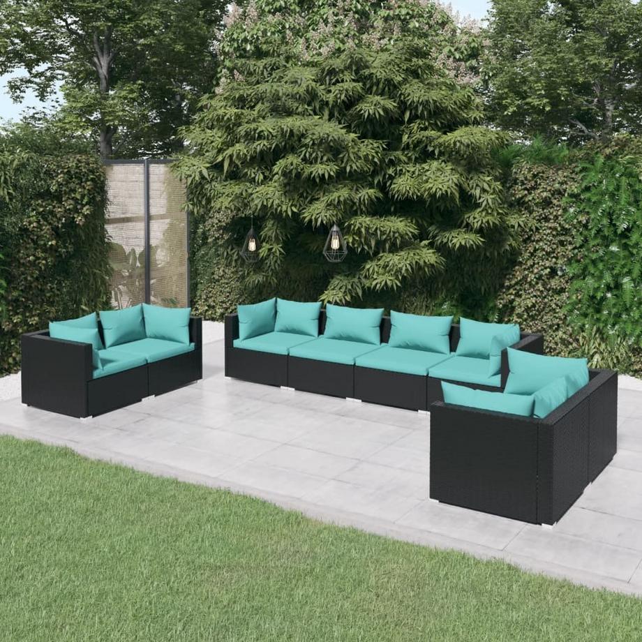 VidaXL Garten-lounge-set poly-rattan  