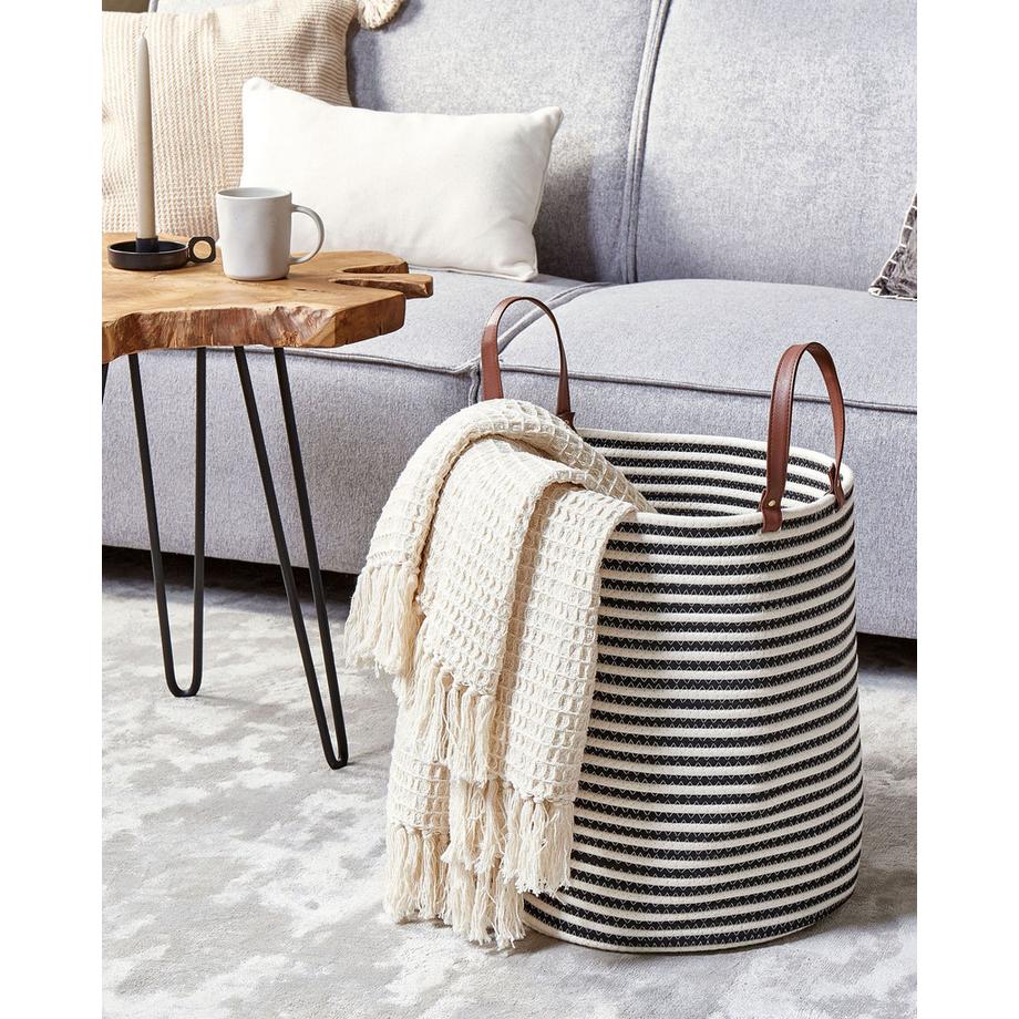 Beliani Korb aus Baumwolle Klassisch ICHKA  