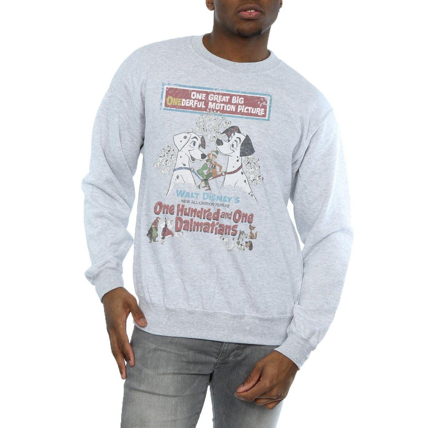 Disney  101 Dalmatians Retro Poster Sweatshirt 