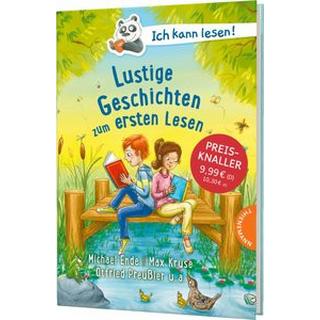 Ich kann lesen!: Lustige Geschichten zum ersten Lesen Ende, Michael; Preußler, Otfried; Kruse, Max; Bergmann, Petra (Illustrationen) Copertina rigida 