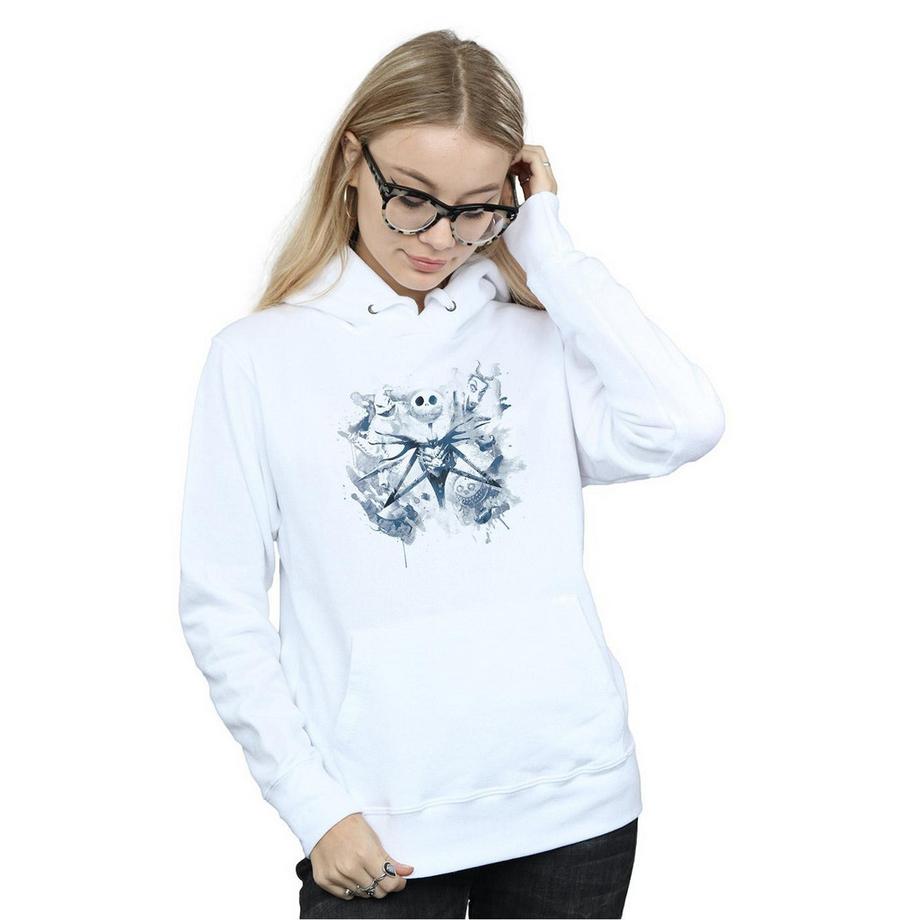 Disney Nightmare Before Christmas Paint Spray Carers Felpa con cappuccio  