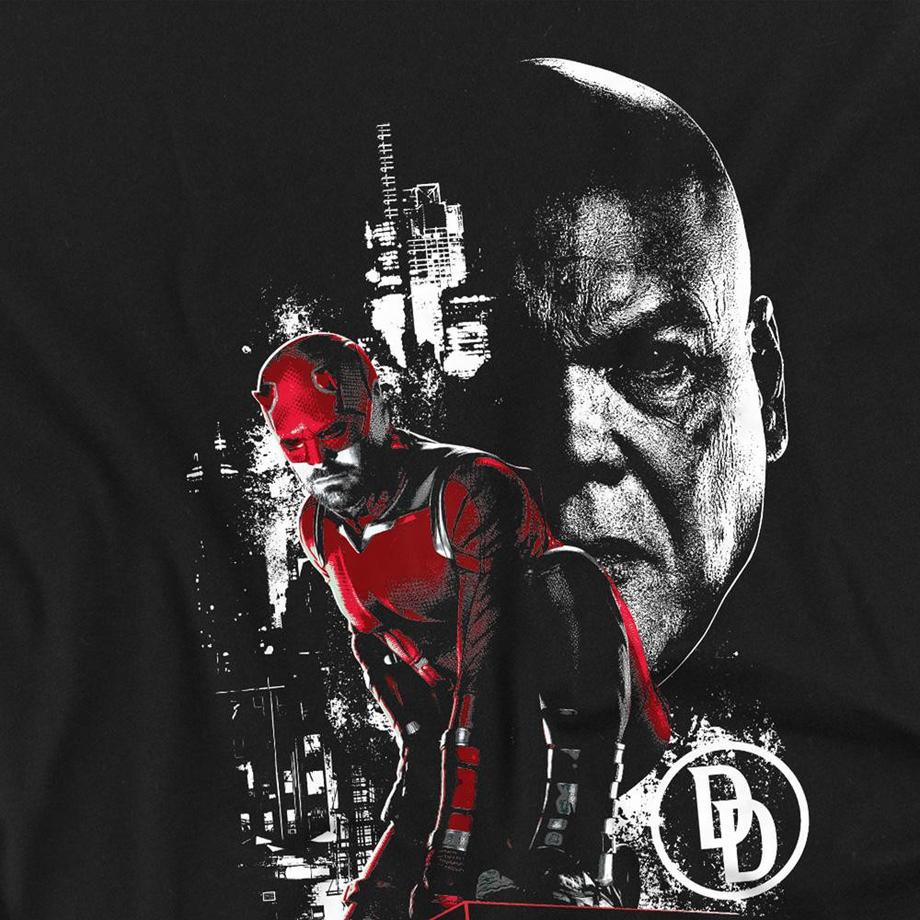 Daredevil  T-ShirtMotif Kingpin Motiftyle Visages Born Again 