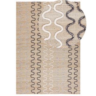 Beliani Teppich aus Jute Rustikal SOGUT  