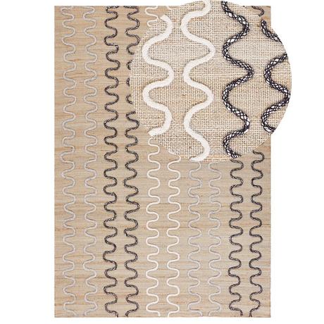 Beliani Teppich aus Jute Rustikal SOGUT  