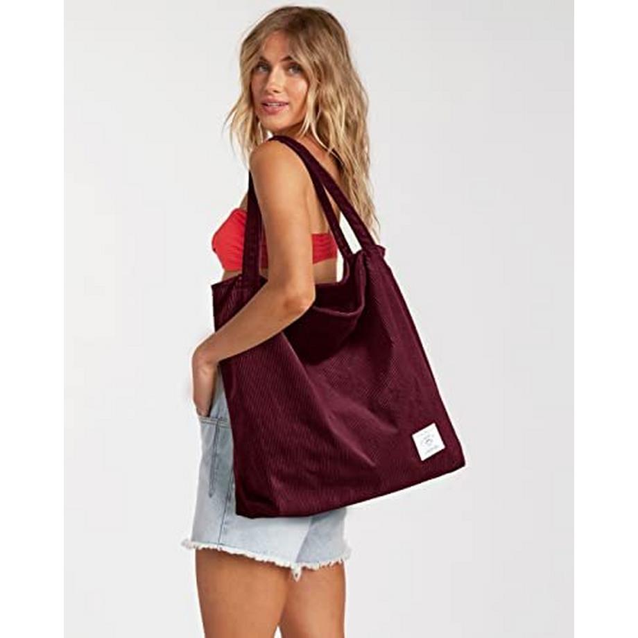 Only-bags.store Kordel Reissverschluss Umhängetasche Grosse Shopper Tragetasche Handtasche  