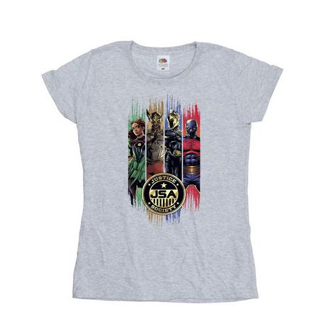 DC COMICS JSA T-Shirt Stampata a Maniche Corte  
