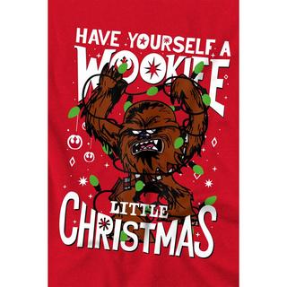 STAR WARS  Tshirt A WOOKIE LITTLE CHRISTMAS 