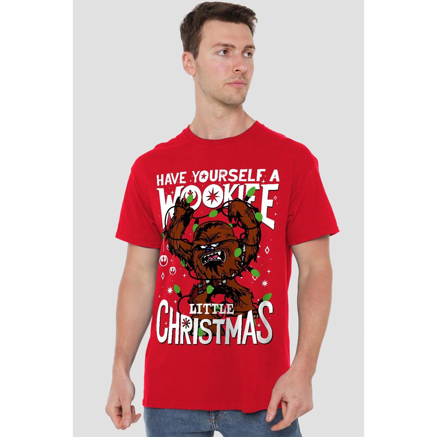 STAR WARS  Tshirt A WOOKIE LITTLE CHRISTMAS 