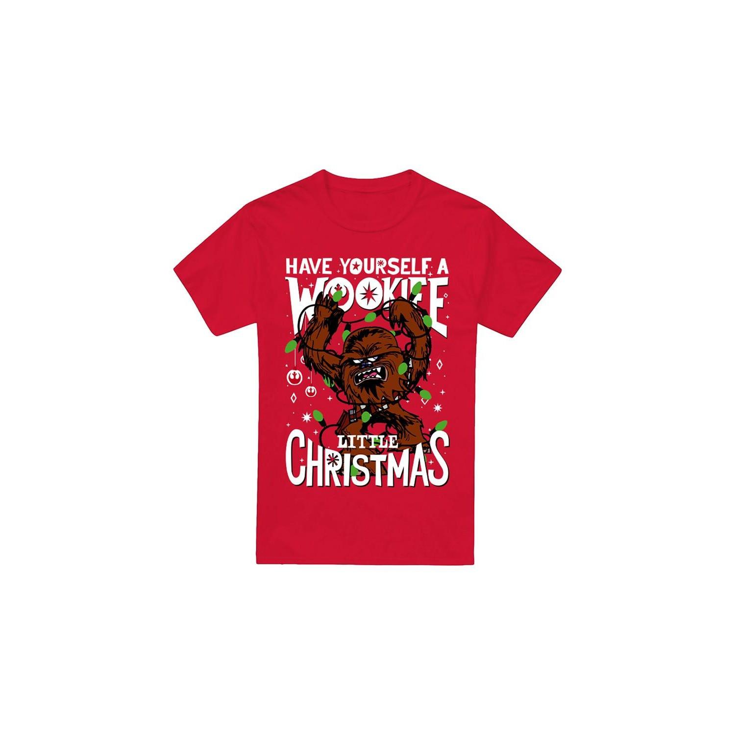 STAR WARS  Tshirt A WOOKIE LITTLE CHRISTMAS 