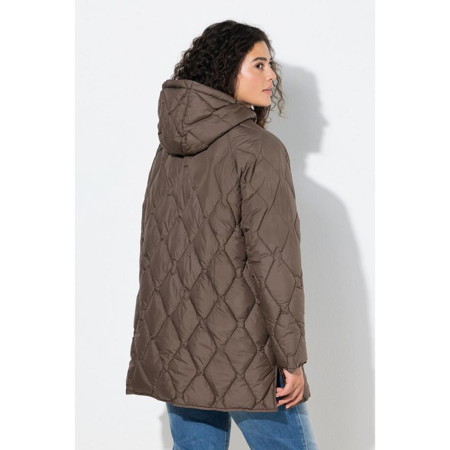 Ulla Popken HYPRAR Steppjacke wasserabweisend 2-Wege-Zipper  