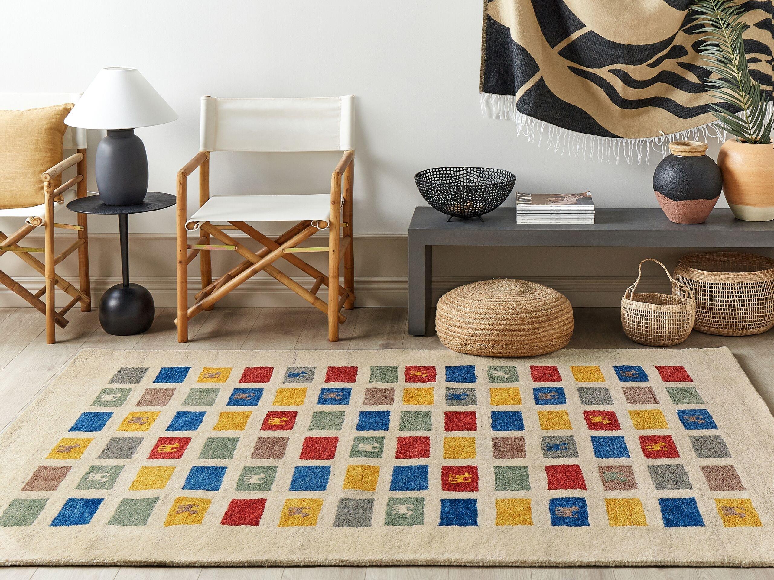 Beliani Tapis en Laine Boho MURATLI  