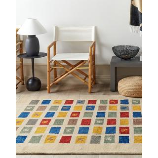 Beliani Teppich aus Wolle Boho MURATLI  