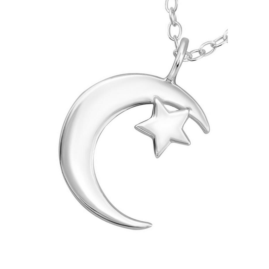 Maxte  Collier lune et étoile 