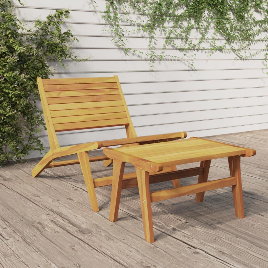 VidaXL sedia da giardino Teak riciclato  