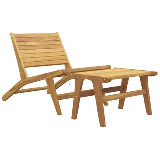 VidaXL sedia da giardino Teak riciclato  