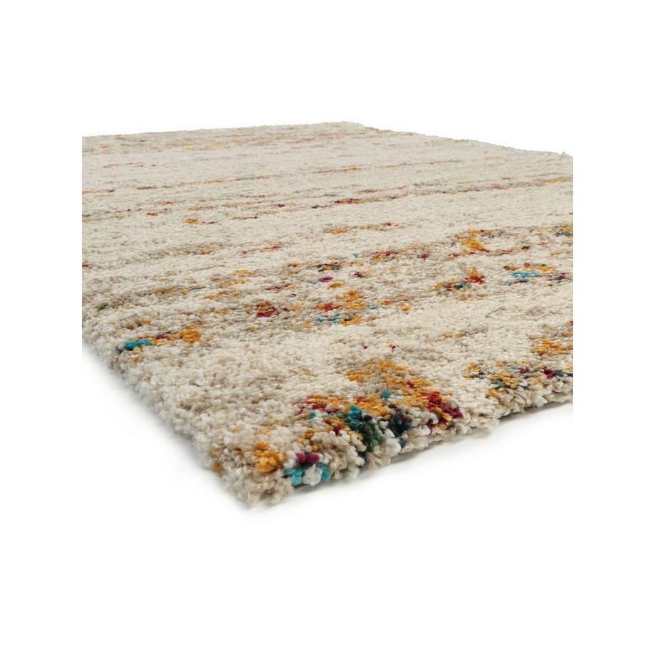 Benuta Tapis à poils longs Gobi Beige  