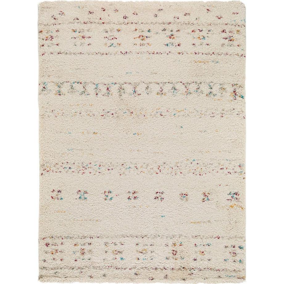 Benuta Tapis à poils longs Gobi Beige  