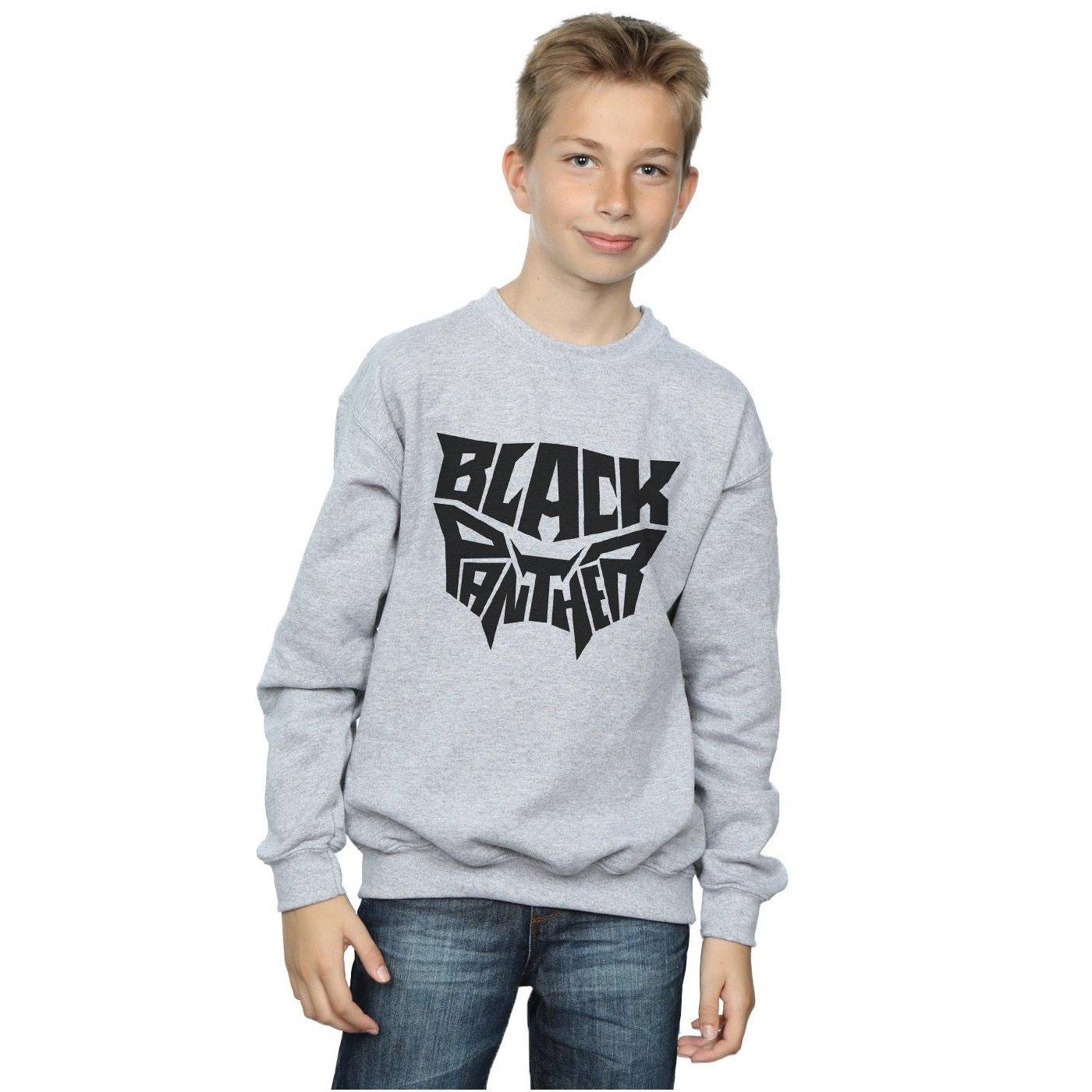 MARVEL  Black Panther Worded Emblem Sweatshirt 