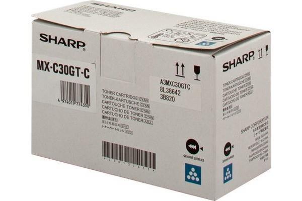 SHARP  MX-C30GTC cartuccia toner 1 pz Originale Ciano 